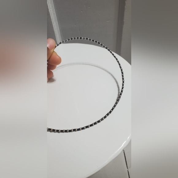 Choker Cord Necklace Haematite Beads. 🌴 - Picture 6 of 8